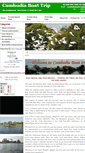 Mobile Screenshot of cambodiaboattrip.com
